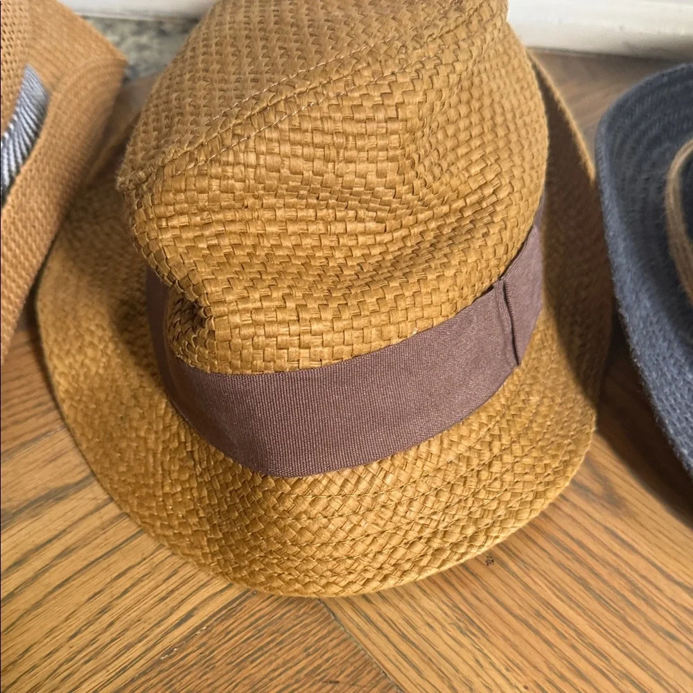 Appaman, GAP, 4 Kids Fedora Hat Set - Tan, Blue, Gray, and Cream